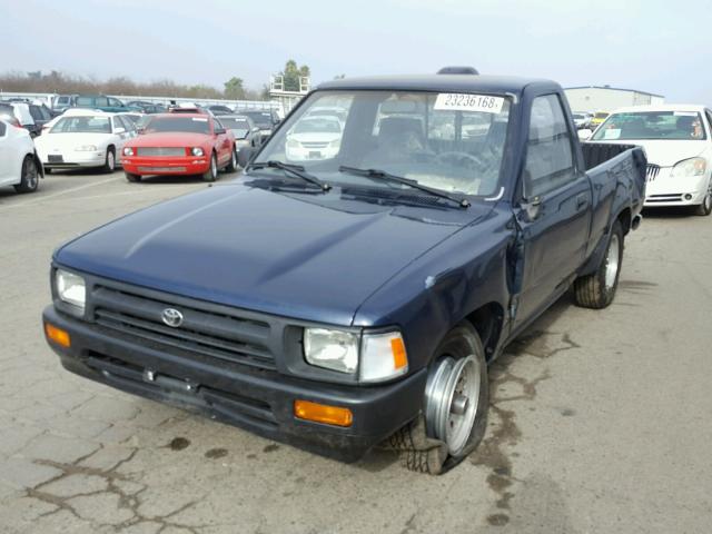 4TARN81A1RZ245909 - 1994 TOYOTA PICKUP 1/2 BLUE photo 2