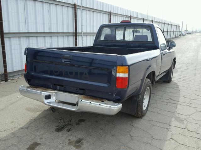 4TARN81A1RZ245909 - 1994 TOYOTA PICKUP 1/2 BLUE photo 4