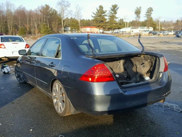 1HGCM55447A108721 - 2007 HONDA ACCORD LX GRAY photo 3