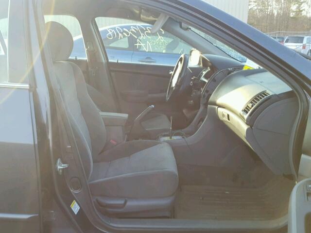 1HGCM55447A108721 - 2007 HONDA ACCORD LX GRAY photo 5