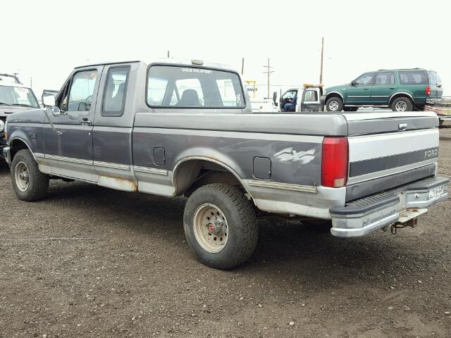 1FTEX14N2PKA42911 - 1993 FORD F150 Մոխրագույն լուսանկար 3