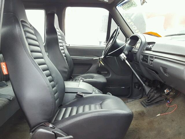 1FTEX14N2PKA42911 - 1993 FORD F150 Մոխրագույն լուսանկար 5