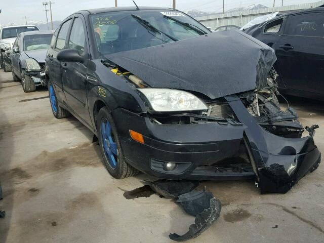 1FAHP37N67W316520 - 2007 FORD FOCUS ZX5 BLACK photo 1