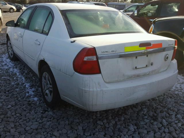 1G1ZS58N07F292151 - 2007 CHEVROLET MALIBU LS 白色 照片 3