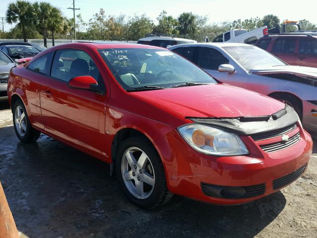 1G1AL14F057627353 - 2005 CHEVROLET COBALT LS RED photo 1