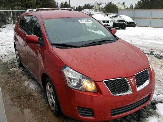 5Y2SP6E89AZ408306 - 2010 PONTIAC VIBE RED photo 1