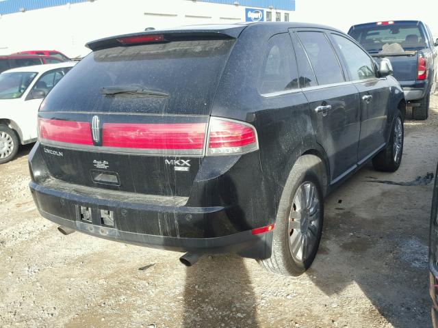 2LMDJ8JCXABJ09927 - 2010 LINCOLN MKX BLACK photo 4