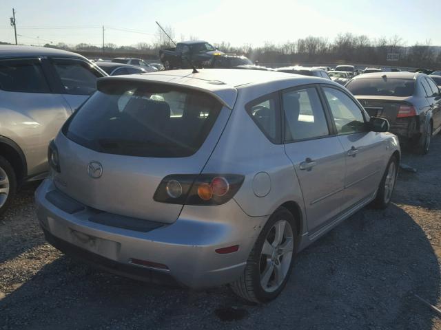 JM1BK143861470986 - 2006 MAZDA 3 HATCHBAC SILVER photo 4
