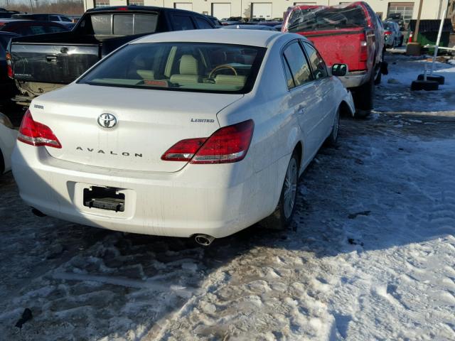 4T1BK36B37U223046 - 2007 TOYOTA AVALON XL WHITE photo 4