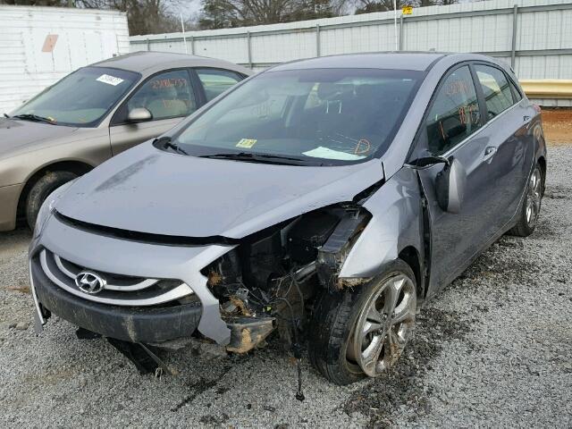 KMHD35LE2DU072213 - 2013 HYUNDAI ELANTRA GT GRAY photo 2