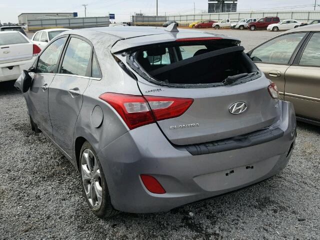 KMHD35LE2DU072213 - 2013 HYUNDAI ELANTRA GT GRAY photo 3