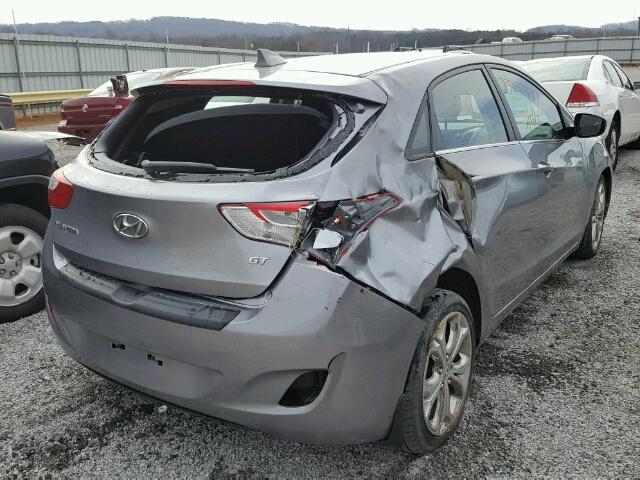 KMHD35LE2DU072213 - 2013 HYUNDAI ELANTRA GT GRAY photo 4