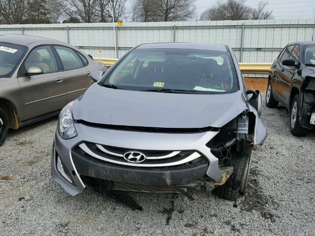 KMHD35LE2DU072213 - 2013 HYUNDAI ELANTRA GT GRAY photo 9