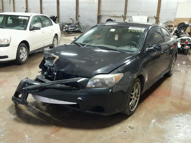 JTKDE177570159658 - 2007 TOYOTA SCION TC BLACK photo 2