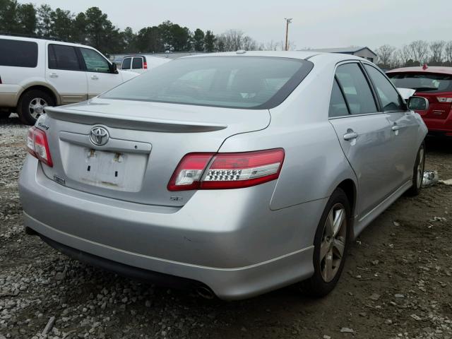 4T1BF3EK1AU522144 - 2010 TOYOTA CAMRY BASE SILVER photo 4