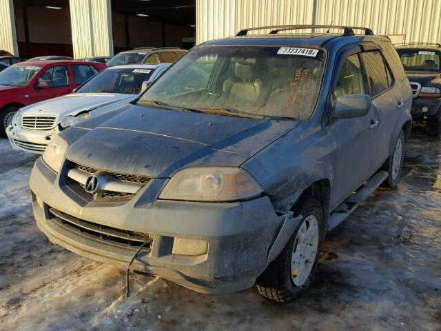 2HNYD18955H000945 - 2005 ACURA MDX TOURIN BLUE photo 2