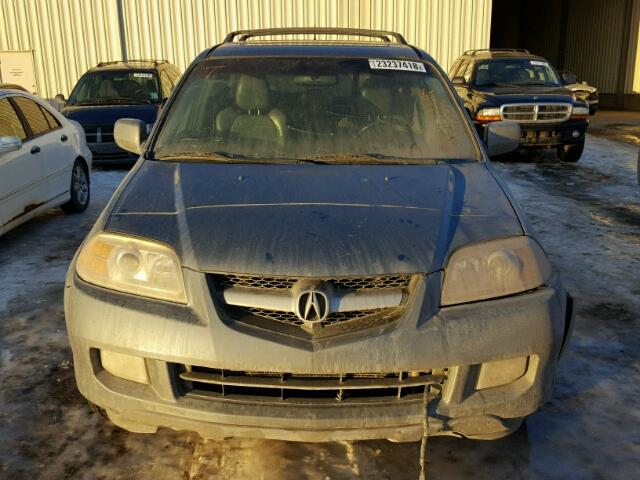 2HNYD18955H000945 - 2005 ACURA MDX TOURIN BLUE photo 7