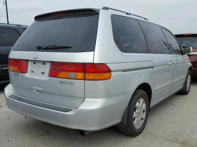 5FNRL187X4B088570 - 2004 HONDA ODYSSEY EX SILVER photo 4