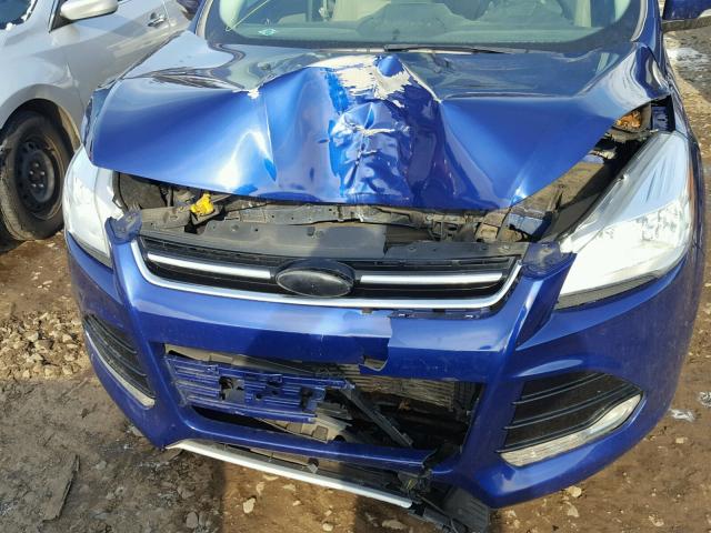 1FMCU9H94DUD72914 - 2013 FORD ESCAPE SEL BLUE photo 7