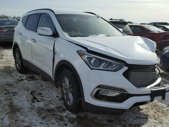 5NMZU3LB5HH050026 - 2017 HYUNDAI SANTA FE S WHITE photo 1