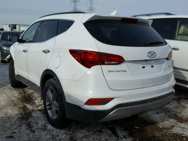 5NMZU3LB5HH050026 - 2017 HYUNDAI SANTA FE S WHITE photo 3