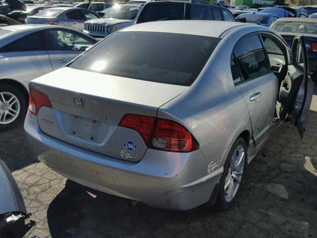 1HGFA46588L000616 - 2008 HONDA CIVIC GX SILVER photo 4