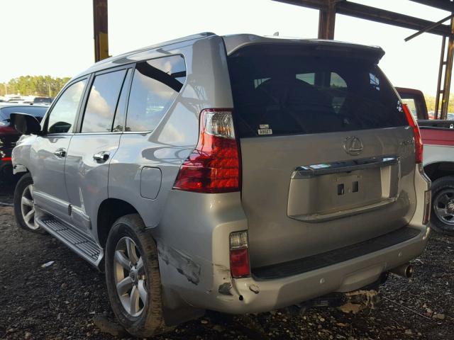 JTJBM7FX7C5043751 - 2012 LEXUS GX BASE SILVER photo 3