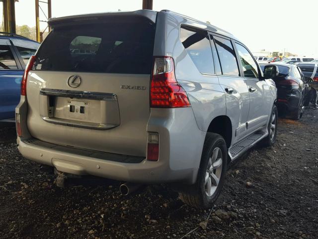 JTJBM7FX7C5043751 - 2012 LEXUS GX BASE SILVER photo 4