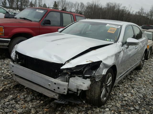 JTHCL5EF2D5016691 - 2013 LEXUS LS 460 SILVER photo 2