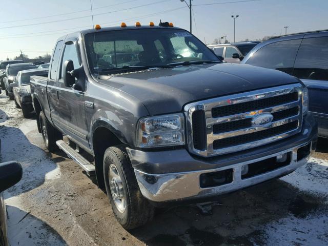 1FTSX21525EA80969 - 2005 FORD F250 SUPER GRAY photo 1