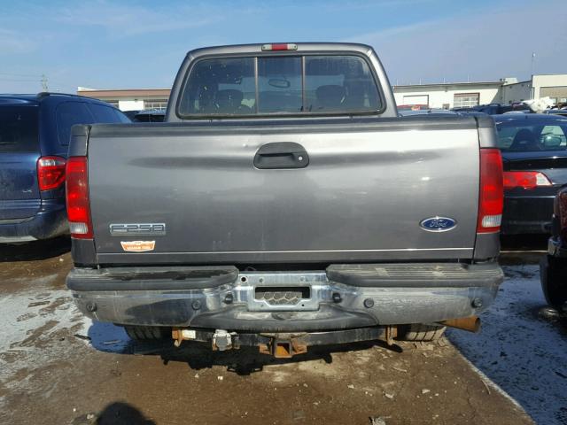 1FTSX21525EA80969 - 2005 FORD F250 SUPER GRAY photo 6