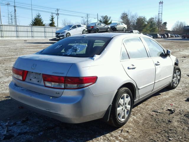 1HGCM56393A112019 - 2003 HONDA ACCORD LX SILVER photo 4