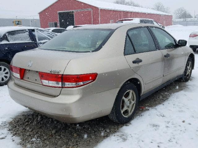 1HGCM56114A813265 - 2004 HONDA ACCORD DX GOLD photo 4