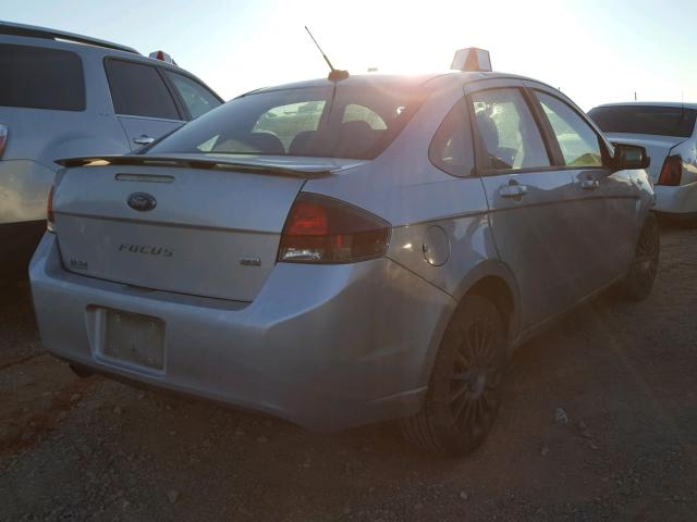 1FAHP3GN3BW165211 - 2011 FORD FOCUS SES SILVER photo 4