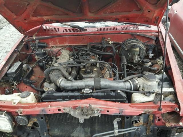 JT4RN13P9N6043103 - 1992 TOYOTA PICKUP 1/2 RED photo 7