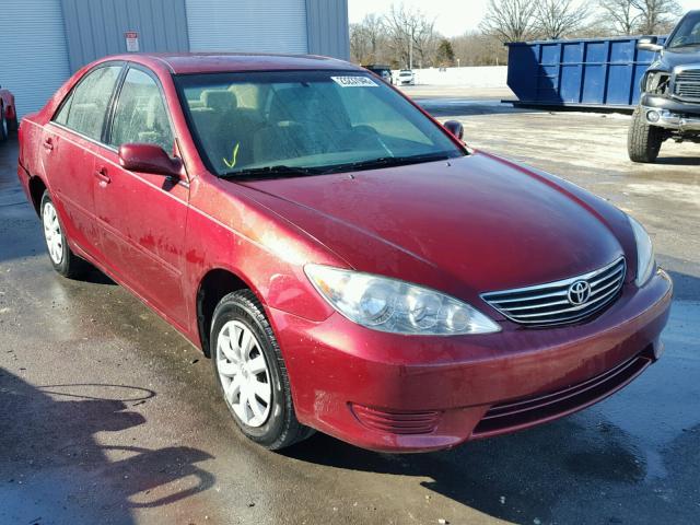 4T1BE32K46U105194 - 2006 TOYOTA CAMRY LE RED photo 1