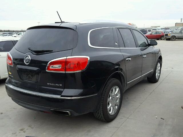 5GAKRBKD2EJ108035 - 2014 BUICK ENCLAVE BLACK photo 4