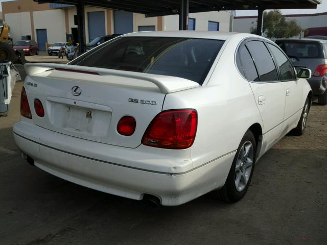 JT8BD69S120164945 - 2002 LEXUS GS 300 WHITE photo 4