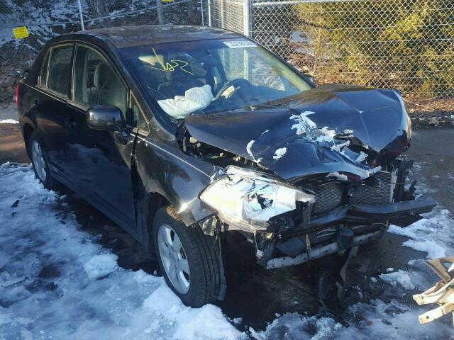 3N1BC11E39L367123 - 2009 NISSAN VERSA S BLACK photo 1