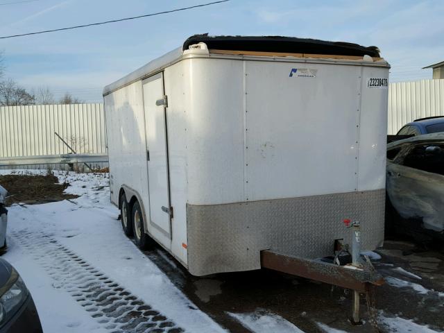 40LUB14216P123779 - 2006 PACE TRAILER WHITE photo 1