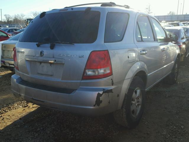 KNDJC733565629727 - 2006 KIA SORENTO EX SILVER photo 4