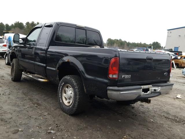 1FTSX31L34ED73024 - 2004 FORD F350 SRW S BLACK photo 3