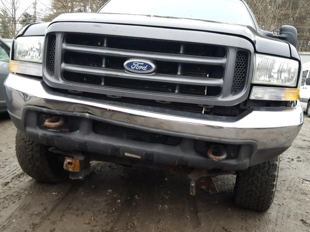 1FTSX31L34ED73024 - 2004 FORD F350 SRW S BLACK photo 9