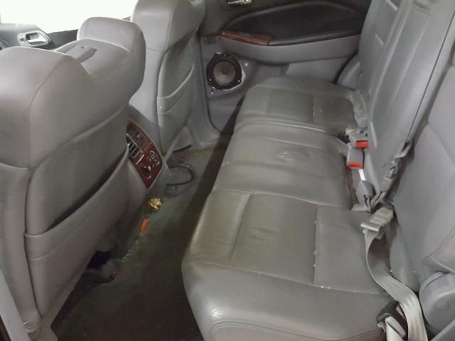 2HNYD18834H523547 - 2004 ACURA MDX TOURIN GRAY photo 6