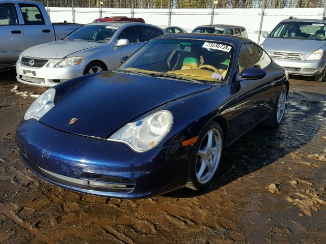 WP0AA29992S623316 - 2002 PORSCHE 911 CARRER BLUE photo 2