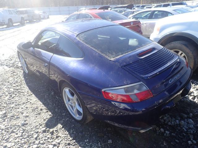 WP0AA29992S623316 - 2002 PORSCHE 911 CARRER BLUE photo 3