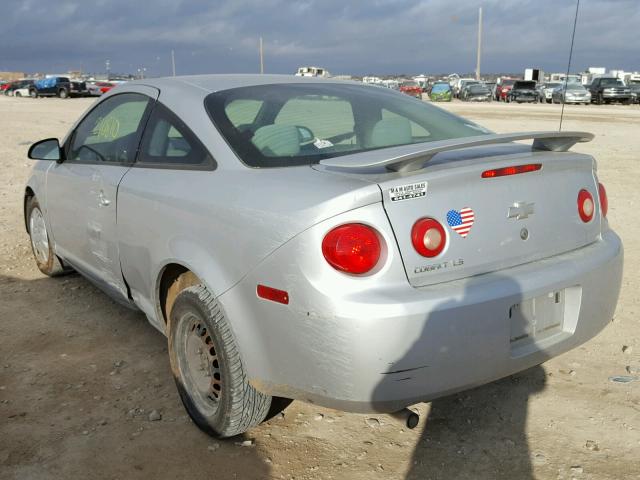 1G1AK15F167785848 - 2006 CHEVROLET COBALT LS SILVER photo 3