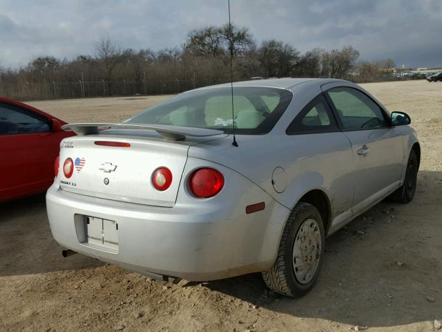 1G1AK15F167785848 - 2006 CHEVROLET COBALT LS SILVER photo 4