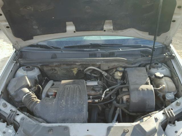 1G1AK15F167785848 - 2006 CHEVROLET COBALT LS SILVER photo 7