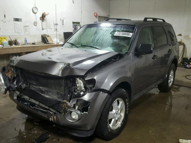 1FMCU9DG4CKB06436 - 2012 FORD ESCAPE XLT GRAY photo 2